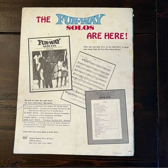 The Mini Fun-Way Band Book Arranged by John Edmondson (Vintage) - Picture 4 of 4